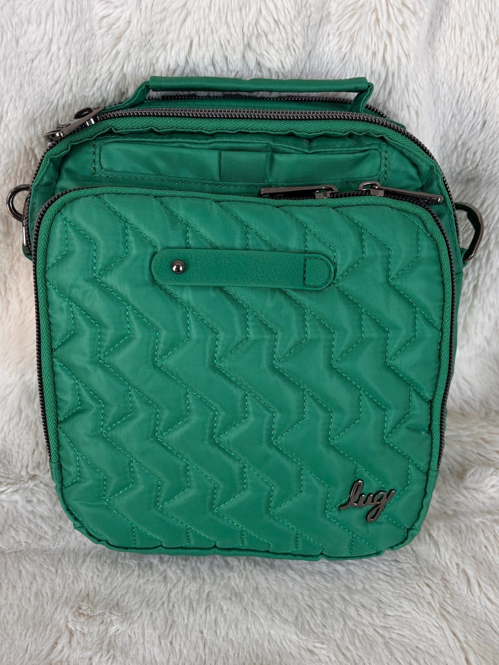 EUC Lug Skeeter Crossbody Bag in Kelly Green 🍀